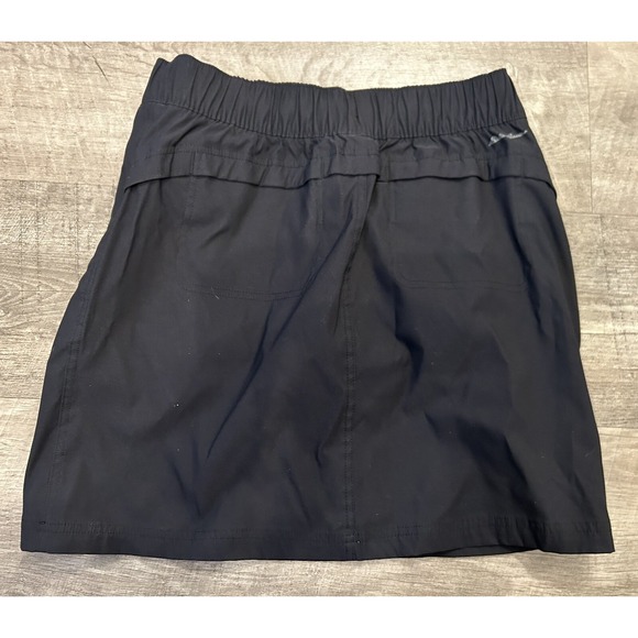 Eddie‎ Bauer Women's Athletic Skort Skirt Black Sz 6 Elastic Waist Pull On - Picture 2 of 4
